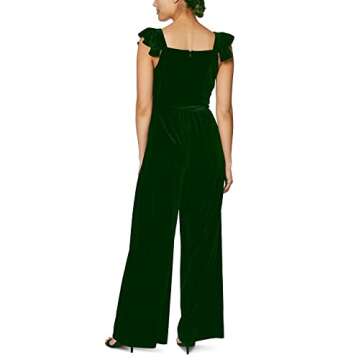Elegant Betsey Johnson Velvet Jumpsuit for Petites