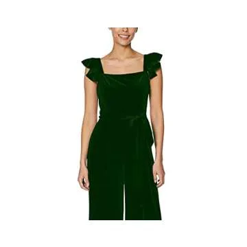 Elegant Betsey Johnson Velvet Jumpsuit for Petites