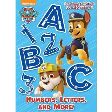 PAW Patrol Interactive Learning Workbook - Numbers, Letters, and More!