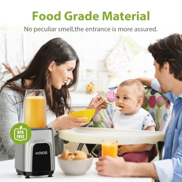 KOIOS Powerful 900W Blender Ideal for Smoothies and Shakes
