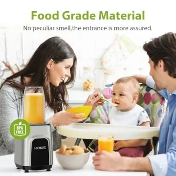 KOIOS Powerful 900W Blender Ideal for Smoothies and Shakes