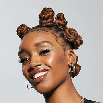 KISS Colors & Care Professional Pin Tail Parting Comb for Sectioning, Teasing, Detangling, Grooming, General Styling - Anti Static & Heat Resistant For All Hair Types Black