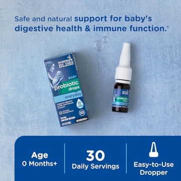 Baby Probiotic Drops for Gas Colic Relief Immune Support