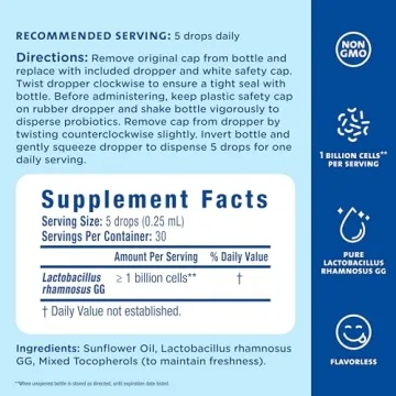 Baby Probiotic Drops for Gas Colic Relief Immune Support