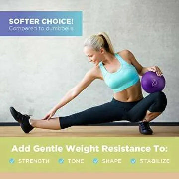 Bean Products Soft Weighted Balls - Safe & Fun Exercise Tool