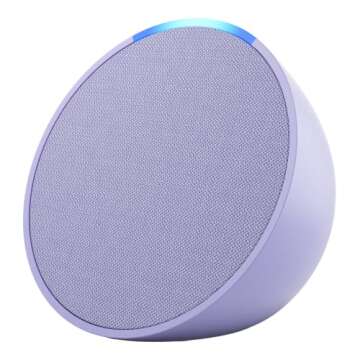 Echo Pop with WiZ 60W A19 LED Smart Color Bulb - Connects to Your Wi-Fi - E26 Base - Control with Vo...