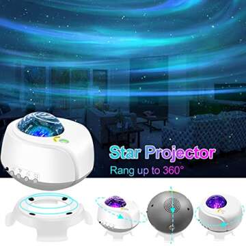 FLITI Galaxy Lights Projector | Largest Coverage Area Night Light