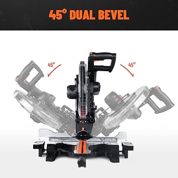 DOVAMAN 12 Inch Sliding Miter Saw with Laser Accuracy