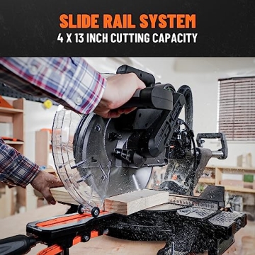 DOVAMAN 12 Inch Sliding Miter Saw with Laser Accuracy