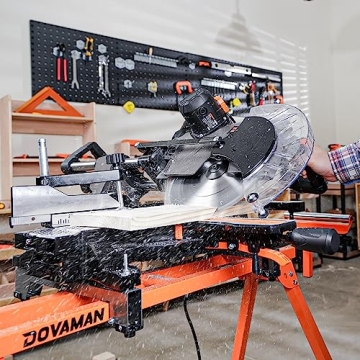 DOVAMAN 12 Inch Sliding Miter Saw with Laser Accuracy