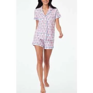 Yiulangde 2 Piece Y2K Pajama Set with Monkey Print