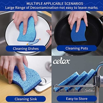 Non-Scratch Dual Sided Kitchen Sponges - CELOX