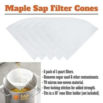 SAP HAPPY Maple Syrup Filter Set - Heavy Duty & Reusable