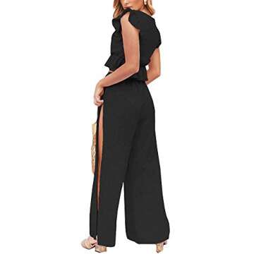 FANCYINN Stylish Black Beach Jumpsuit for Women