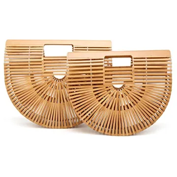 Stylish Bamboo Handbag for Eco-Friendly Summer Fashion