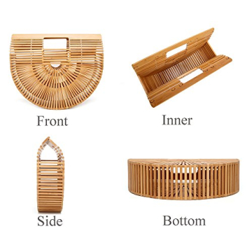 Stylish Bamboo Handbag for Eco-Friendly Summer Fashion
