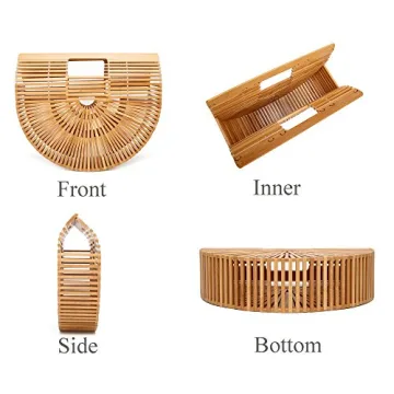 Stylish Bamboo Handbag for Eco-Friendly Summer Fashion