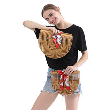 Stylish Bamboo Handbag for Eco-Friendly Summer Fashion