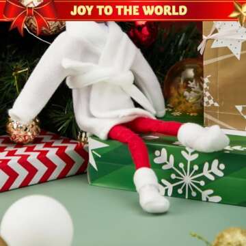 JOYIN 3 Packs Xmas Clothing for Doll Bathrobes, Christmas Decorations, and Holiday Specials (Doll is Not Included)