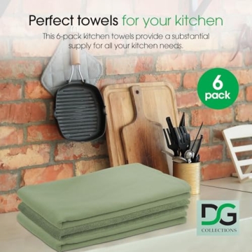 DG Collections Terry Dish Towels - Eco-Friendly Kitchen Essential