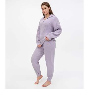 Cozy DAVID ARCHY Fleece Pajamas for Women - Soft and Stylish