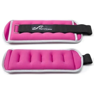Sportneer Ankle Weights Pair - Adjustable for All Ages and Fitness Levels