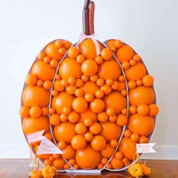 PartyWoo Tangerine Orange Balloons, 50 pcs 5 Inch Dark Orange Balloons, Deep Orange Balloons for Balloon Garland Balloon Arch, Party Decorations, Birthday Decorations, Wedding Decorations, Orange-Y9