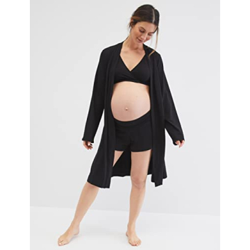 Motherhood Maternity Relaxed Fit Knit Shorts, 2 Pack