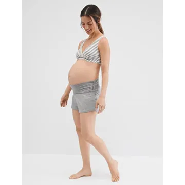 Motherhood Maternity Relaxed Fit Knit Shorts, 2 Pack