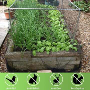 Junkogo Bird Netting 20x30 Ft for Perfect Garden Safety