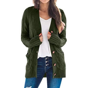 Trendy Open Front Knit Cardigans for Women - Soft Fall Sweaters