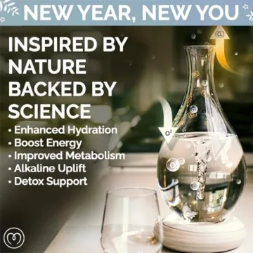 MAYU Water Swirl Pitcher with Mineral Blend for Hydration