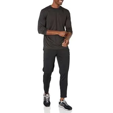 Amazon Essentials Long Sleeve Shirt for Men, Performance Tech