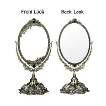 Feyarl Vintage Makeup Mirror - Elegant & Functional Decor