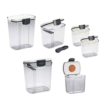 ProKeeper 6-Piece Baking Storage Container Set for Kitchen Organization