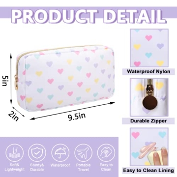 Waterproof Small Makeup Bag Pouch for Purse