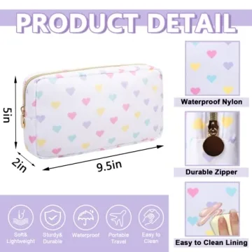 Waterproof Small Makeup Bag Pouch for Purse