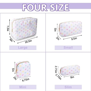 Waterproof Small Makeup Bag Pouch for Purse