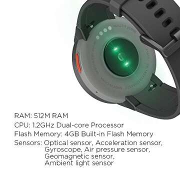 Amazfit Verge Smart Watch with Bluetooth Call and Fitness Tracker