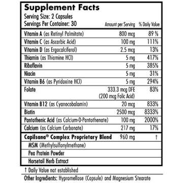 Hairfinity Healthy Hair Vitamin Capsules 60 ea (Pack of 3)