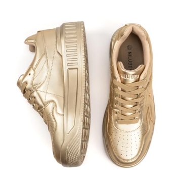 Sparkle Rhinestone Women's Platform Sneakers - Niluber