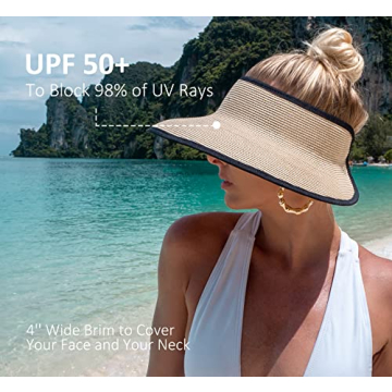 Joywant Sun Visor - UPF 50+ Stylish Beach Hat