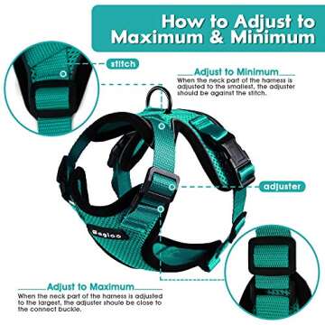 Eagloo Escape Proof Cat Harness Adjustable for Small Pets