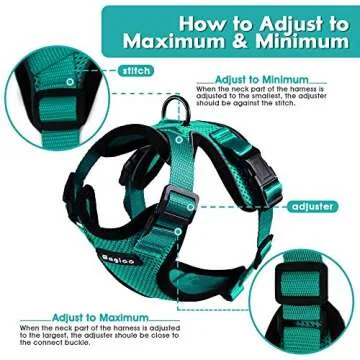 Eagloo Escape Proof Cat Harness Adjustable for Small Pets