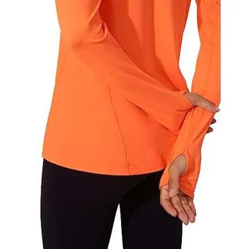 CRZ YOGA Women's Sun Protection Long Sleeve Shirt