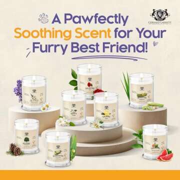 Pet Odor Eliminator Candle Lavender Chamomile - Pet Friendly