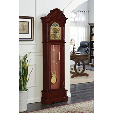 Elegant Coaster Home Furnishings Grandfather Clock with Chime