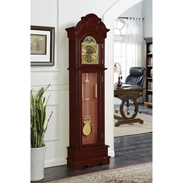 Elegant Coaster Home Furnishings Grandfather Clock with Chime
