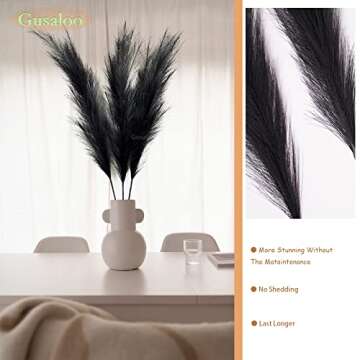 Elegant Artificial Faux Pampas Grass for Chic Decor