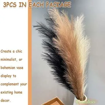 Elegant Artificial Faux Pampas Grass for Chic Decor